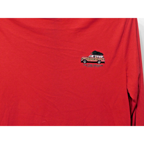 Crown & Ivy Red Long Sleeve T-shirt "Tis The Season" Size XL - Picture 2 of 3